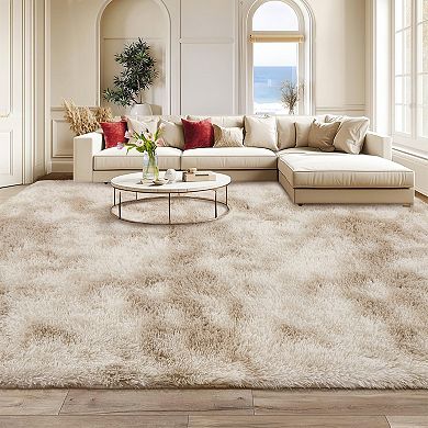 Fluffy Plush Shaggy Rug for Living Room Furry Fur Non Shedding Rug for Bedroom Playroom