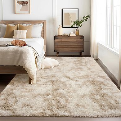 Fluffy Plush Shaggy Rug for Living Room Furry Fur Non Shedding Rug for Bedroom Playroom