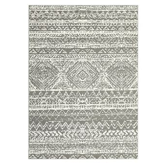 Boho Rug Machine Washable Rugs Anti-Slip Backing Rugs Geometric Bohemia Area Rug