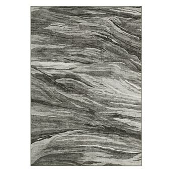 Area Rug Abstract Machine Washable Rug Abstract Carpet Stain Resistant Non-Slip Accent Rug