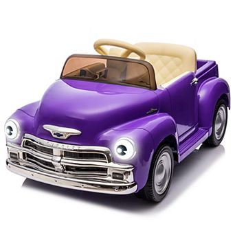 12V Kid Ride On Car,Licensed Chevrolet 3100 Pickup Battery Powered Electric Vehicle + Remote Control