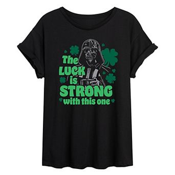 Juniors' Star Wars Darth Vader Oversized Tee