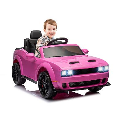 Electric Ride-On Car for Kids - 12V 4.5AH, Dual Drive, Speed 1.2-2.2 Mph, Bluetooth Connectivity