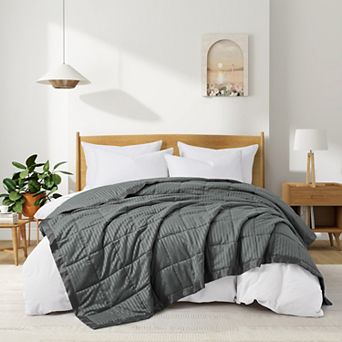 Peace Nest Blanket with Satin Trim