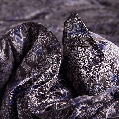 Puredown All Season Silk Covered 93% White Goose Down Comforter