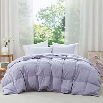 Puredown Lightweight 100% Cotton Down & Feather Comforter