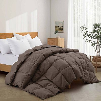 Puredown All Season Organic Cotton Down & Feather Comforter