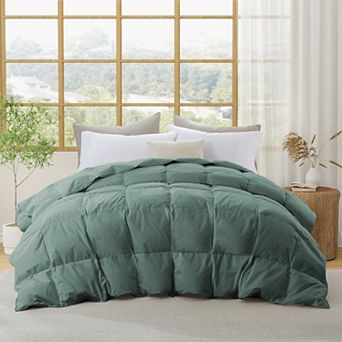 Puredown All Season Organic Cotton Down & Feather Comforter