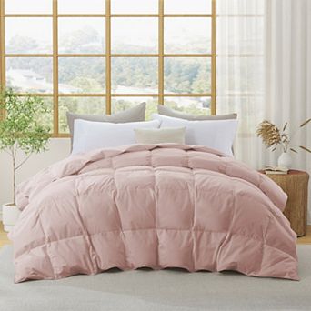 Puredown All Season Organic Cotton Down & Feather Comforter