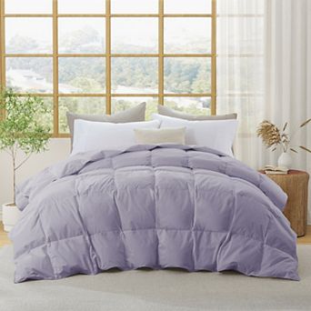 Puredown All Season Organic Cotton Down & Feather Comforter