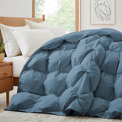 Puredown All Season 100% Cotton Puff Down Comforter