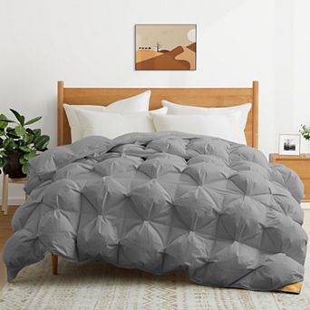 Puredown All Season 100% Cotton Puff Down Comforter