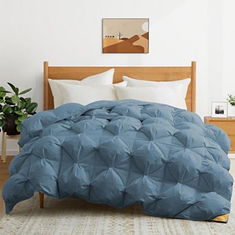 Puredown All Season 100% Cotton Puff Down Comforter