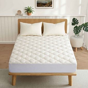 Peace Nest Down Alternative Mattress Pad with Organic Fabric