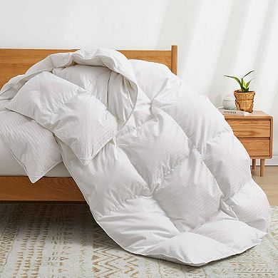 Puredown All Season 800 Fill Power European White Down Comforter Made in Germany