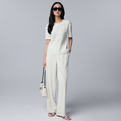 Women's Simply Vera Vera Wang Crochet Front Top