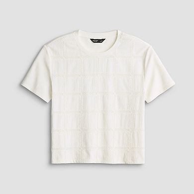 Women's Simply Vera Vera Wang Crochet Front Top