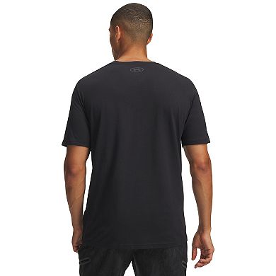 Big & Tall Under Armour Mesh Wordmark Short Sleeve Graphic Tee