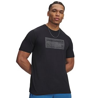 Big & Tall Under Armour Box Wordmark Label Short Sleeve Graphic Tee