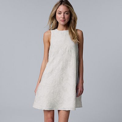 Women's Simply Vera Vera Wang Jacquard A-Line Dress