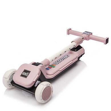 Whisen Kids 3-Wheel Ride On Balance Scooter with PU Flashing Wheels
