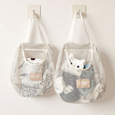 3-Piece Mesh Laundry Bags with Reinforced Handles and Breathable Design