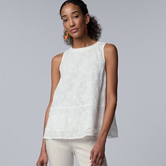 Women's Simply Vera Vera Wang Burnout Tank Top