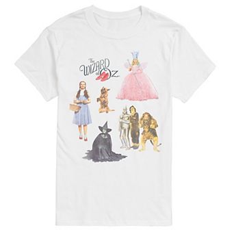 Men's The Wizard Of Oz Group Distressed Graphic Tee
