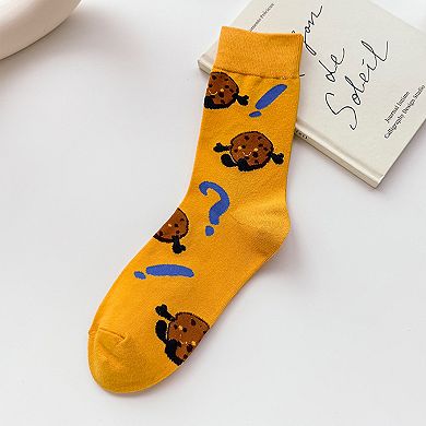 Women's 6-Pair Food-Themed Crew Socks