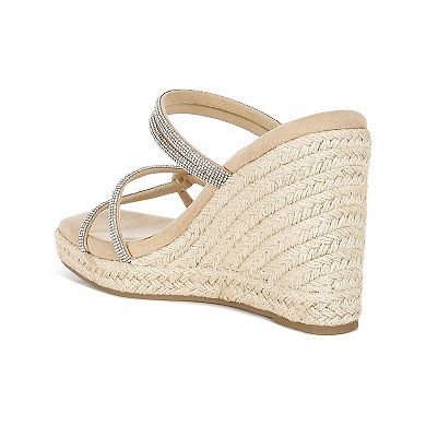 London Rag Enocha Women's Wedge Slip-On Embellished Espadrilles