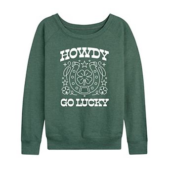 Women's Howdy Go Lucky French Terry Long Sleeve Tee