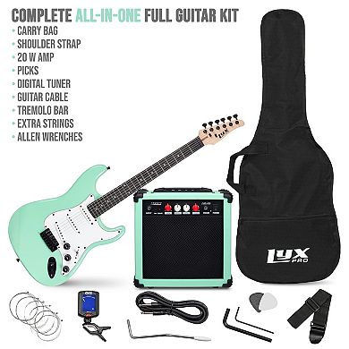 LyxPro Electric Guitar Kit, 36” Electric Guitar with Amp & Electric Guitar Accessories