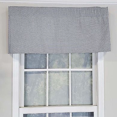 Tailored Stylish Classic Small Check Croswell Window Valance 3" Rod Pocket 50" X 14"