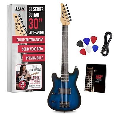 LyxPro CS 30” Beginner Electric Guitar Kit with Guitar, Amp Cable, 6 Picks & Starter Guide