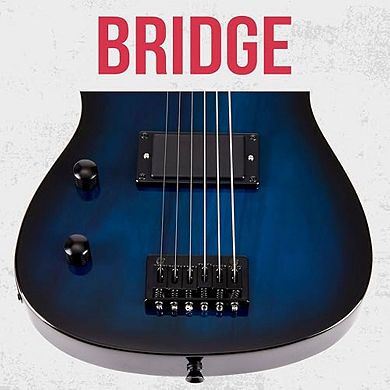 LyxPro CS 30” Beginner Electric Guitar Kit with Guitar, Amp Cable, 6 Picks & Starter Guide