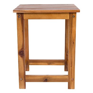 Shine Company Modern Outdoor Square Adirondack Side Table