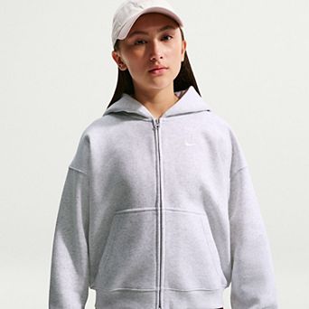 Girls 8-20 Nike Oversized Fleece Full-Zip Hoodie