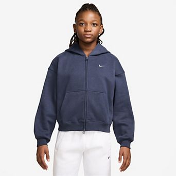 Girls 8-20 Nike Oversized Fleece Full-Zip Hoodie