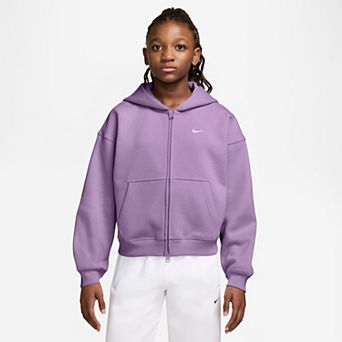 Girls 7-16 Nike Oversized Fleece Full-Zip Hoodie