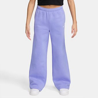 Girls 7-16 Nike Sportswear Studio Fleece Open-Hem Pants