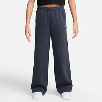 Girls 7-16 Nike Sportswear Studio Fleece Open-Hem Pants