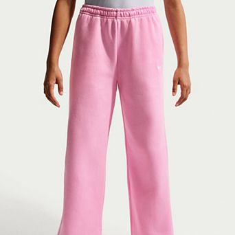 Girls 7-16 Nike Sportswear Studio Fleece Open-Hem Pants