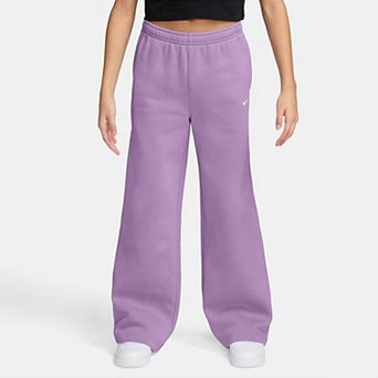 Girls 7-16 Nike Sportswear Studio Fleece Open-Hem Pants