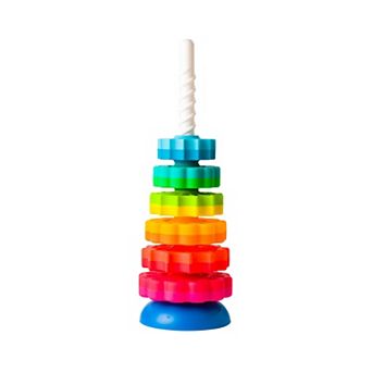 Fat Brain Toys Spin Again Stacking Toy