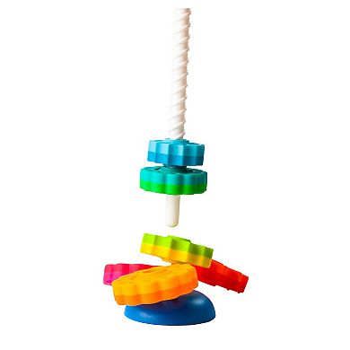 Fat Brain Toys Spin Again Stacking Toy