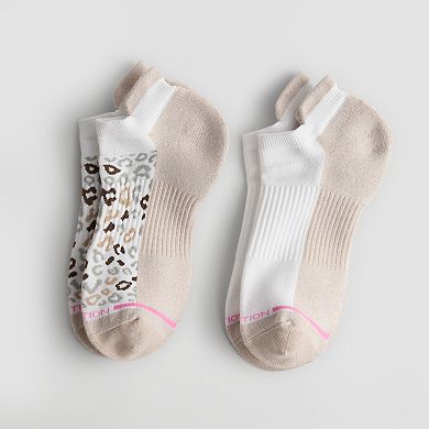 Women's Dr. Motion 2-Pack Compression No-Show Socks
