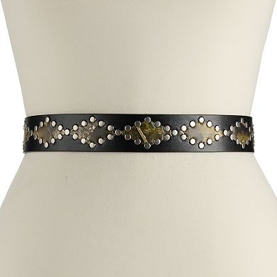 Women's Buckridge Western-Inspired Decorative Buckle Belt