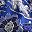 Blue Large Floral