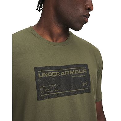 Men's Under Armour Box Wordmark Label Short Sleeve Graphic Tee