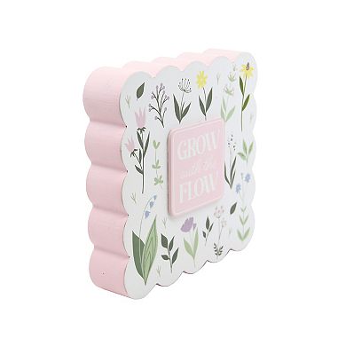 Grow Floral Sentiment Table Decor